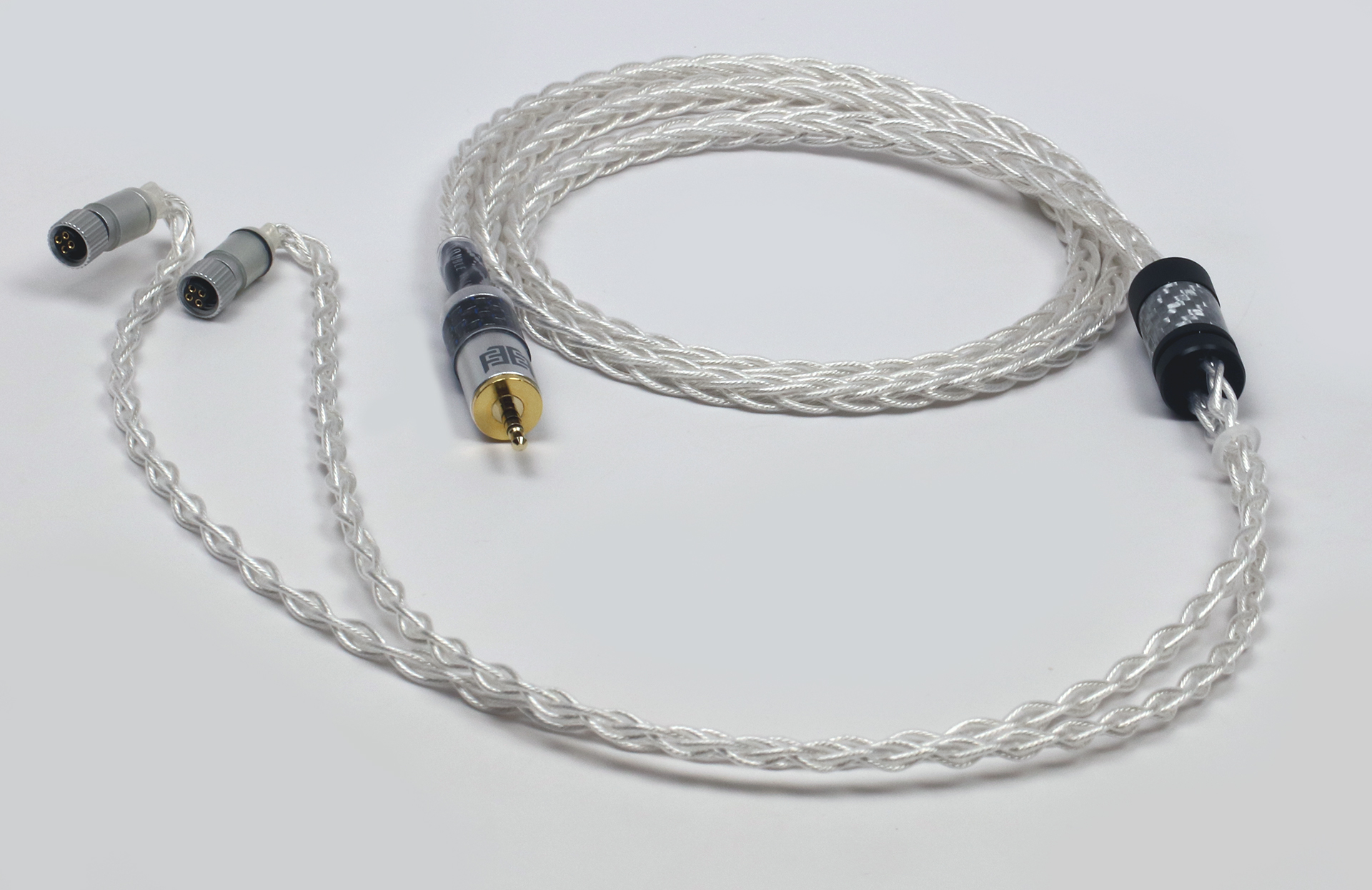 【ほぼ未使用】Pure Silver Litz IEM Cable 4.4mm